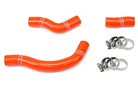 57-1250-ORG Radiator Hose Kit, High-Temp 3-Ply Reinforced Silicone, Replace OEM Rubber Radiator Coolant Hoses