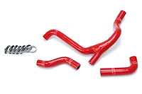 57-1254-RED Radiator Hose Kit, High-Temp 3-Ply Reinforced Silicone, Replace OEM Rubber Radiator Coolant Hoses
