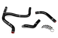 57-1255-BLK Radiator Hose Kit, High-Temp 3-Ply Reinforced Silicone, Replace OEM Rubber Radiator Coolant Hoses
