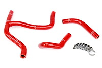 57-1255-RED Radiator Hose Kit, High-Temp 3-Ply Reinforced Silicone, Replace OEM Rubber Radiator Coolant Hoses