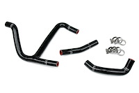 57-1256-BLK Radiator Hose Kit, High-Temp 3-Ply Reinforced Silicone, Replace OEM Rubber Radiator Coolant Hoses