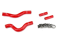 57-1257-RED Radiator Hose Kit, High-Temp 3-Ply Reinforced Silicone, Replace OEM Rubber Radiator Coolant Hoses
