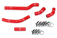 57-1260-RED Radiator Hose Kit, High-Temp 3-Ply Reinforced Silicone, Replace OEM Rubber Radiator Coolant Hoses