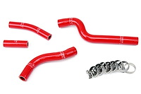 57-1261-RED Radiator Hose Kit, High-Temp 3-Ply Reinforced Silicone, Replace OEM Rubber Radiator Coolant Hoses