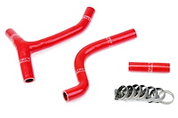 57-1265-RED Radiator Hose Kit, High-Temp 3-Ply Reinforced Silicone, Replace OEM Rubber Radiator Coolant Hoses