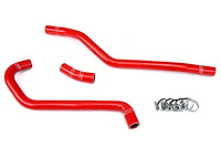 57-1347-RED Radiator Hose Kit, High-Temp 3-Ply Reinforced Silicone, Replace OEM Rubber Radiator Coolant Hoses