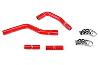57-1350-RED Radiator Hose Kit, High-Temp 3-Ply Reinforced Silicone, Replace OEM Rubber Radiator Coolant Hoses