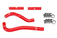 57-1371-RED Radiator Hose Kit, High-Temp 3-Ply Reinforced Silicone, Replace OEM Rubber Radiator Coolant Hoses