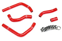 57-1374-RED Radiator Hose Kit, High-Temp 3-Ply Reinforced Silicone, Replace OEM Rubber Radiator Coolant Hoses