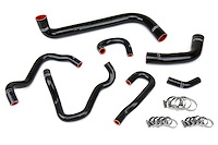 57-1490-BLK Coolant Hose Kit, High-Temp 3-Ply Reinforced Silicone, Replace Rubber Radiator Heater Coolant Hoses
