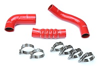 57-1599-RED Intercooler Hose Kit, High-Temp 4-Ply Reinforced Silicone, Replace OEM Rubber Intercooler Turbo Boots