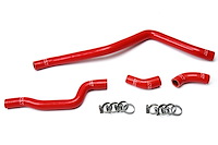 57-1615-RED Radiator Hose Kit, High-Temp 3-Ply Reinforced Silicone, Replace OEM Rubber Radiator Coolant Hoses