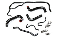 57-1725-BLK Radiator Hose Kit, High-Temp 3-Ply Reinforced Silicone, Replace OEM Rubber Radiator Coolant Hoses