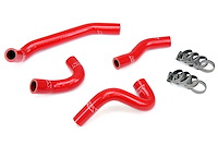 57-1824-RED Radiator Hose Kit, 3-Ply Reinforced Silicone, Replaces Rubber Radiator Coolant Hoses