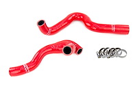 57-1934-RED Breather & BPV Hose Kit, Reinforced Fluorolined Silicone, Replaces Rubber Breather & Bypass Valve Hoses