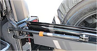 JEEP REAR DOOR HEAVY DUTY GAS STRUT STABLIZER WITH DAMPENER JK WRANGLER 07-10