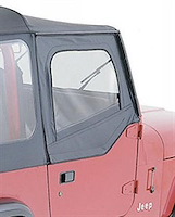 DOOR SKIN ONLY PAIR 87-95 JEEP WRANGLER DENIM BLACK