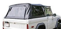 COMPLETE TOP FRAME AND HARDWARE 66-77 BRONCO BLACK