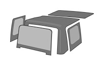 FACTORY REPLCMNT SOFT TOP-JEEP