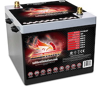 FT1150-6T FT-Series AGM 12 V Battery, Group: 6TL, 1150 CCA, 120 AH, Brass SAE Terminal