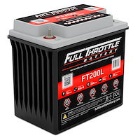 FT200L FT-Series AGM 12 V Battery, Group: BTX20H-BS, 200 CCA, 14 AH, 6 mm Stud Terminal - LHP
