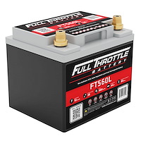 FT560L FT-Series AGM 12 V Battery, Group: 26, 560 CCA, 44 AH, Brass SAE Terminal - LHP