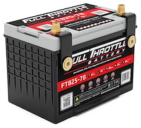 FT825-78 FT-Series AGM 12 V Battery, Group: 34/78, 825 CCA, 65 AH, Brass SAE Terminal - LHP