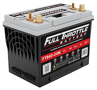 FT840-24M FT-Series AGM 12 V Battery, Group: 24M, 840 CCA, 79 AH, Brass SAE Terminal - LHP