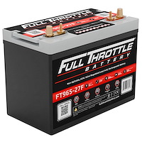 FT965-27F FT-Series AGM 12 V Battery, Group: 27F, 965 CCA, 100 AH, Brass SAE & Stud Terminal