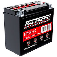 FTSX-20 FTS-Series Powersport AGM 12 V Battery, Group: BTX20, 270 CCA, 18 AH, Terminal - Powersport Type 4