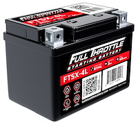 FTSX-4L FTS-Series Powersport AGM 12 V Battery, Group: BTX4L, Terminal - Powersport Type 5
