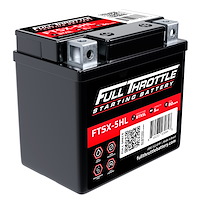 FTSX-5HL FTS-Series Powersport AGM 12 V Battery, Group: BTX5LH, 80 CCA, 5 AH, Terminal - Powersport Type 5