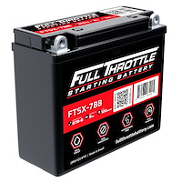 FTSX-7BB FTS-Series Powersport AGM 12 V Battery, Group: B7B-B, 100 CCA, 8 AH, Terminal - Powersport Type 6