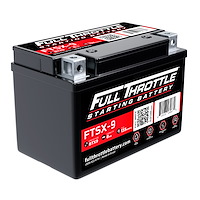 FTSX-9 FTS-Series Powersport AGM 12 V Battery, Group: BTX9; BTR9, 135 CCA, 8 AH, Terminal - Powersport Type 5