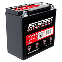 FTSX-9B FTS-Series Powersport AGM 12 V Battery, Group: B7-A, Terminal - Powersport Type 6