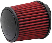 Dryflow Air Filter Replacement Conical Base OD-5.5 in./Top OD-4.75 in. Flange L-0.938 in. Flange ID-3 in. H-5 in. Offset