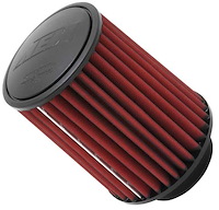 Dryflow Air Filter Replacement Conical 3.5 in. Flange ID 5.25 Base OD 4.75 in. Top OD Length 7 in. Centered Rubber