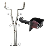 K&N FIPK Cold Air Intake with JEGS Exhaust System 2005-2010 Dodge Magnum/Charger SRT8 & Chrysler 300C 6.1L