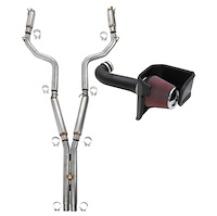 K&N FIPK Cold Air Intake with JEGS Exhaust System 2011-2014 Dodge Charger R/T 5.7L