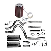 K&N FIPK Cold Air Intake with JEGS Exhaust System 1987-1993 Ford Mustang GT 5.0L