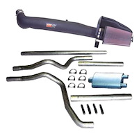 K&N FIPK Cold Air Intake with JEGS Exhaust System 1988-1995 Ford F150/Bronco 5.0L/5.8L