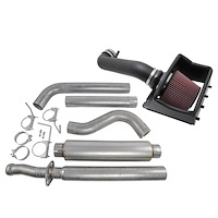K&N FIPK Cold Air Intake with JEGS Exhaust System 2011-2014 Ford F150 5.0L