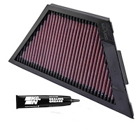 High-Performance Replacement Air Filter 2006-11 Kawasaki ZZR1400 & ZX14R Ninja