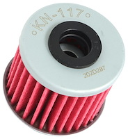 KN-117 Oil Filter, Select Honda Motorcycle