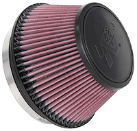 RU-1009 Clamp-on Air Filter - Universal - 6 in. Flange ID, 4 in. H