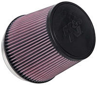 Round Tapered Universal Clamp-On Air Filter - Flange Dia.- F: 6 in, 152 mm
