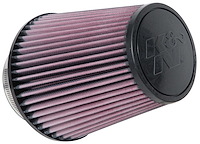 RU-1032 Clamp-on Air Filter - Universal - 4 in. Flange ID, 7 in. H
