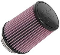 RU-4630 Clamp-on Air Filter - Universal - 3.500 in. Flange ID, 6.500 in. H