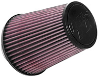RU-4700 Round Tapered Universal Clamp-On Air Filter - Flange Dia.- F: 3 in, 76 mm