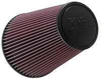 RU-5046 Universal Clamp-On Air Filter Fits Select Ram, Cadillac, Chevy, GMC, Ford, Lincoln, Nissan, INFINITI, Toyota